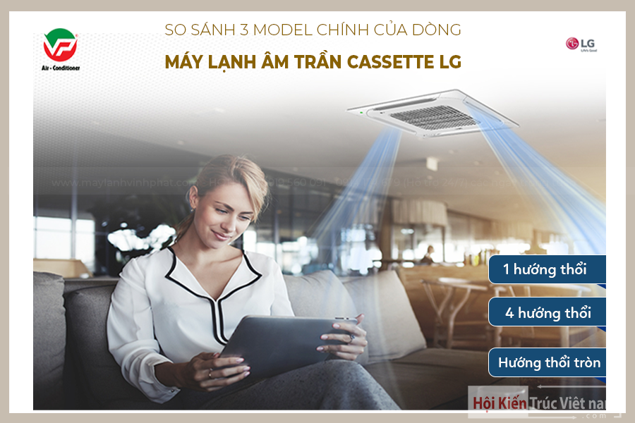 Điều hòa âm trần LG thương hiệu Hàn Quốc, thiết kế sang trọng, giá thành phải chăng?